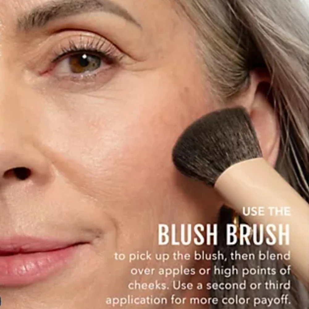 No Makeup Makeup Blush in Pink and No Makeup Makeup Blush Brush
